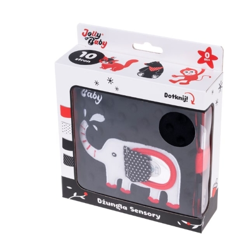 Edukacyjna Książeczka Dźungla Sensory